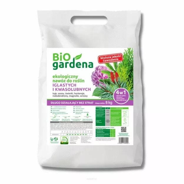 BiOgardena ekologiczny nawóz do roślin iglastych 8kg