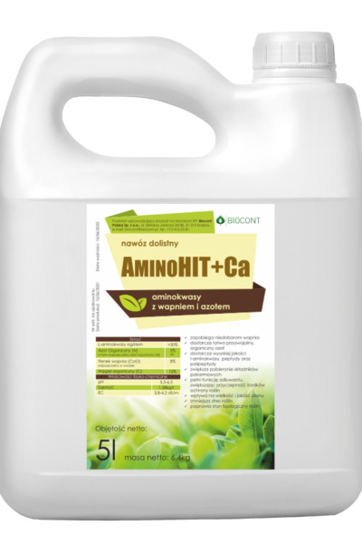 AminoHIT+Ca, aminokwasy z wapniem i azotem, 1 litr