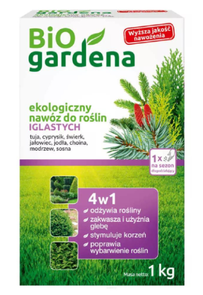 BiOgardena ekologiczny nawóz do roślin iglastych 1kg