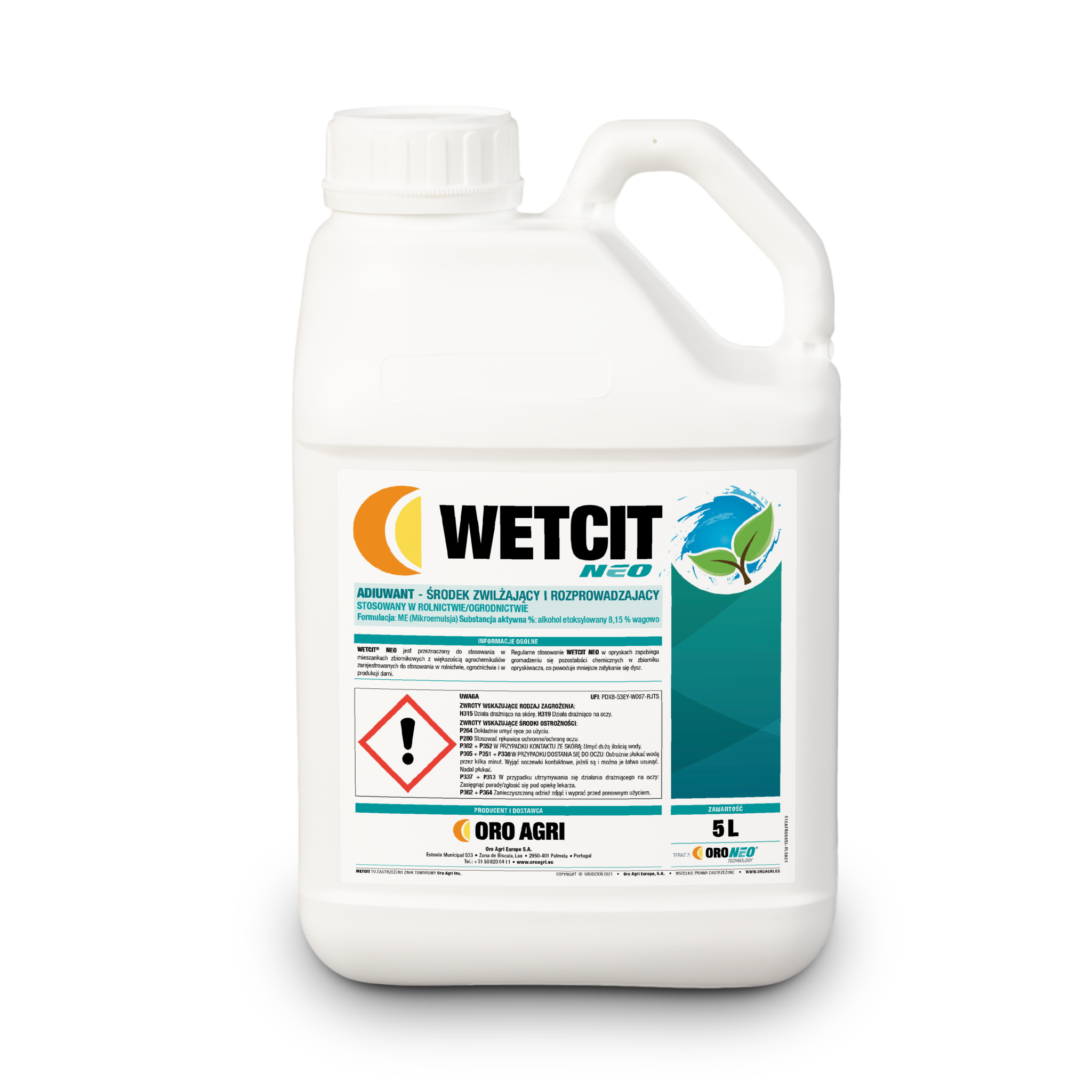 WETCIT NEO, adiuwant, 5 litrów