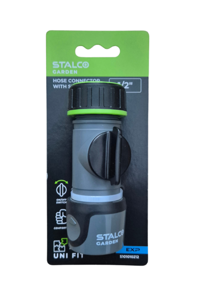 Szybkozłącze z zaworem 1/2" STALCO EXP
