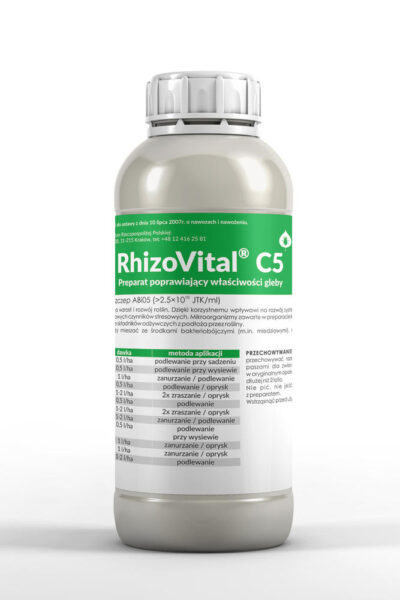 RhizoVital C5,preparat poprawiający właściwości gleby, 1 litr